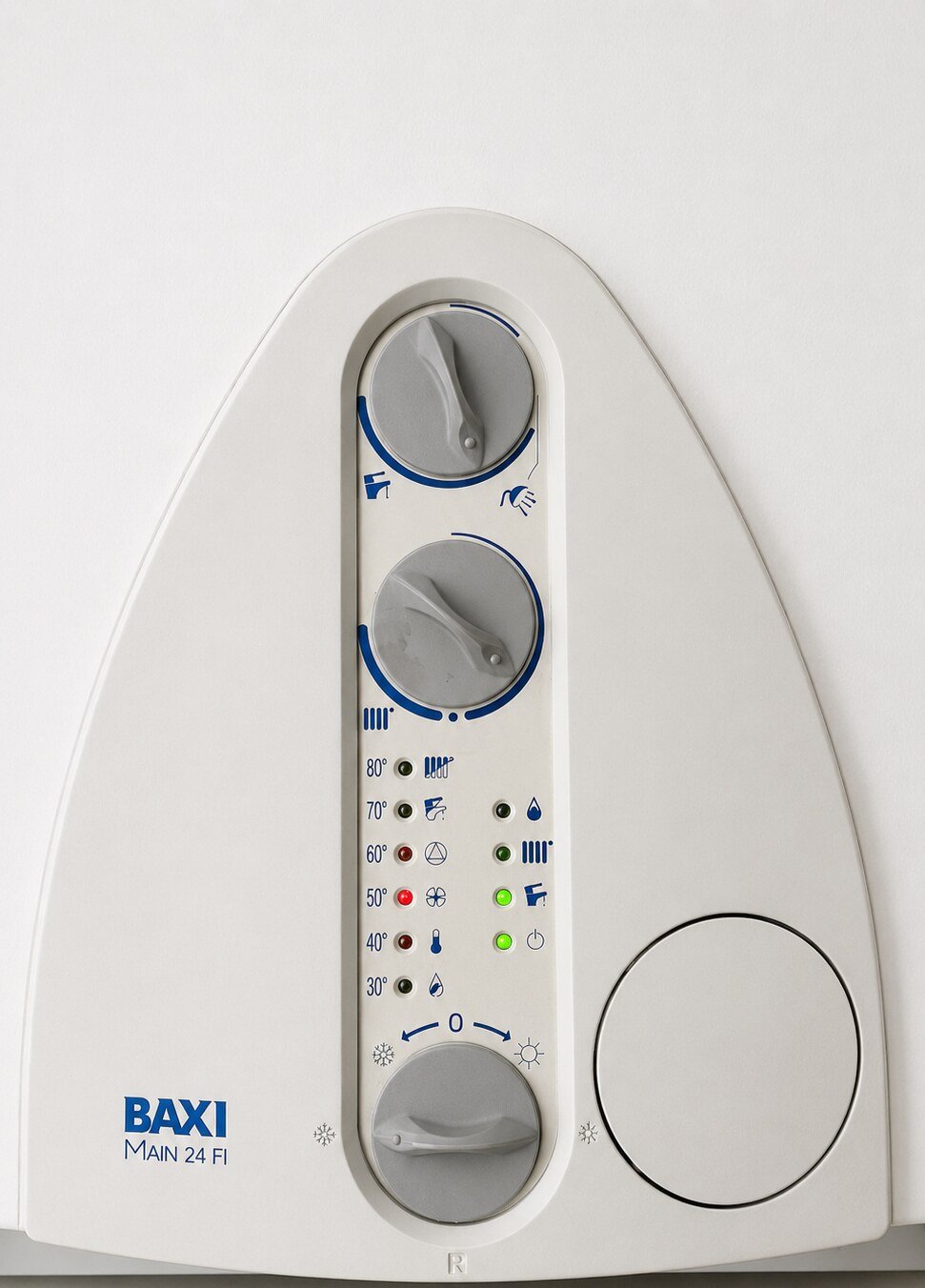 Caldera Baxi Main 24 Fi con panel de mandos frontal